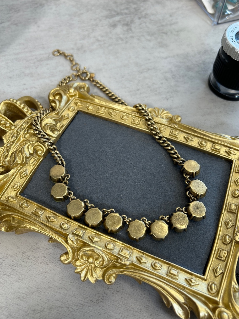 J. Crew Yellow Brûlée Faceted Crystal Necklace - Picture 6 of 7